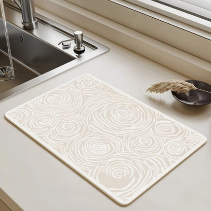 Diatom Mud Kitchen Drying Mat