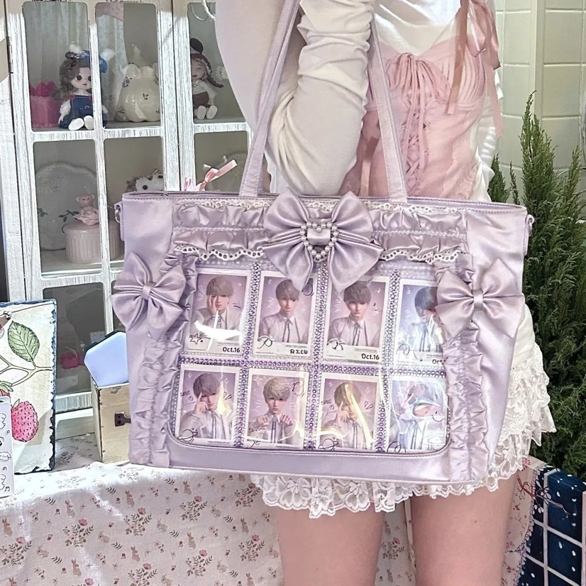 Large Ita Display Handbag with Bow