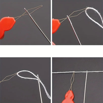 2/5/10-Piece Plastic Needle Threader Set