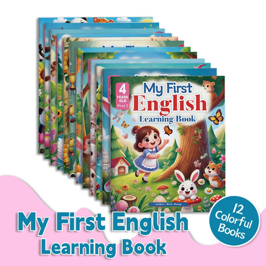 My First English Learning Book Set – 12 Books