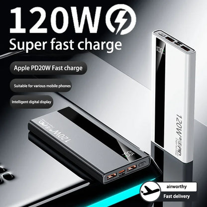 120W Ultra Capacity Fast Charging Power Bank
