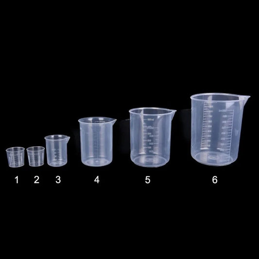 Clear Plastic Measuring Cup Set