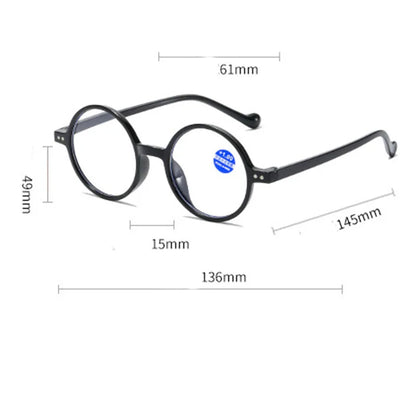 Vintage Round Frame Glasses