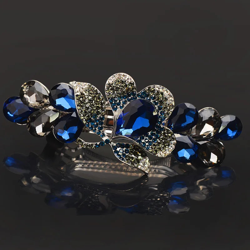 Women’s Rhinestone Hair Barrette Clip