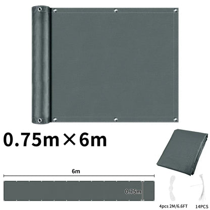 Waterproof Balcony Privacy Screen Cover