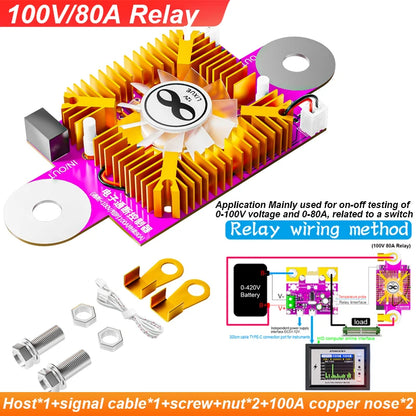 ATORCH 100V 80A DC Battery Monitor & Coulomb Meter