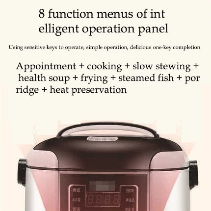 Portable Electric Rice Cooker 2L for Cars, Trucks & Travel