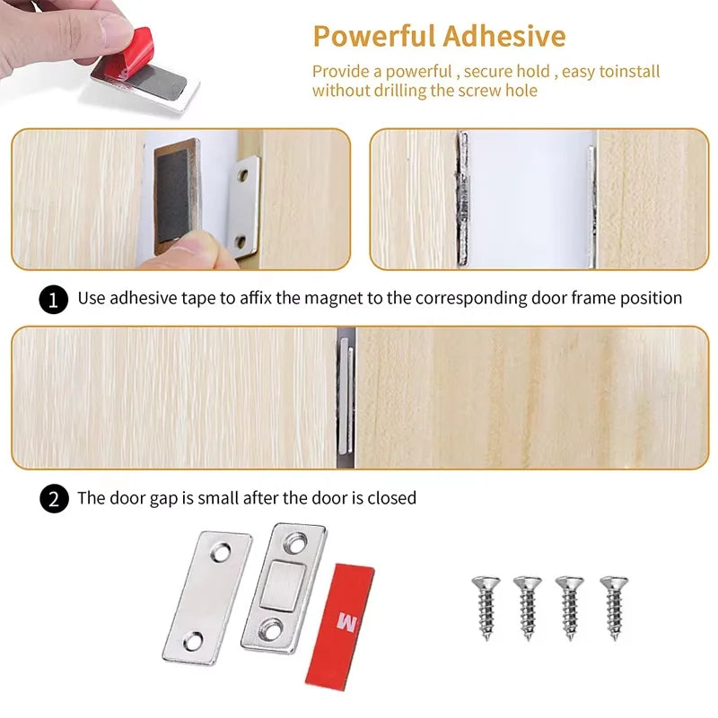 Ultra Thin Magnetic Cabinet Door Catch