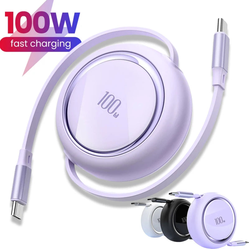 100W Fast Charging Type C Cable for IPhone 15