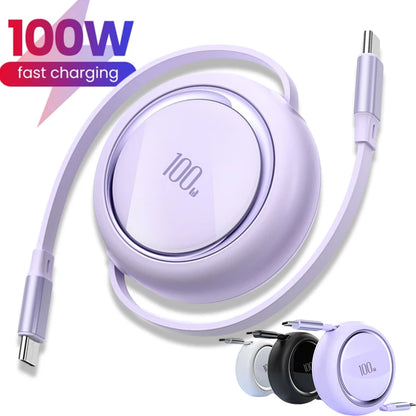 100W Fast Charging Type C Cable for IPhone 15