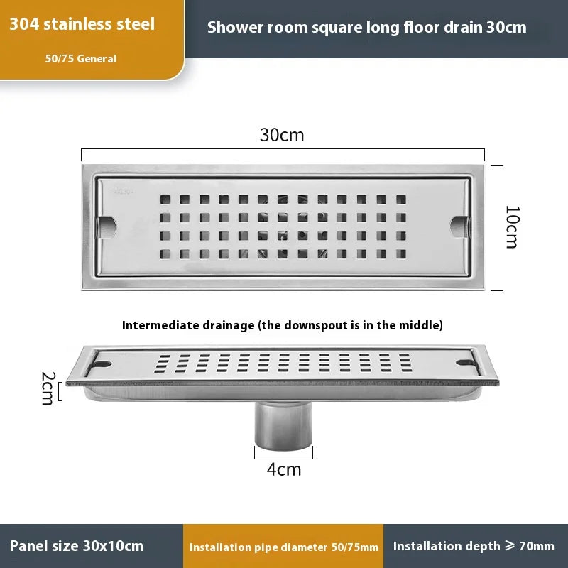 Stainless Steel Linear Floor Drain