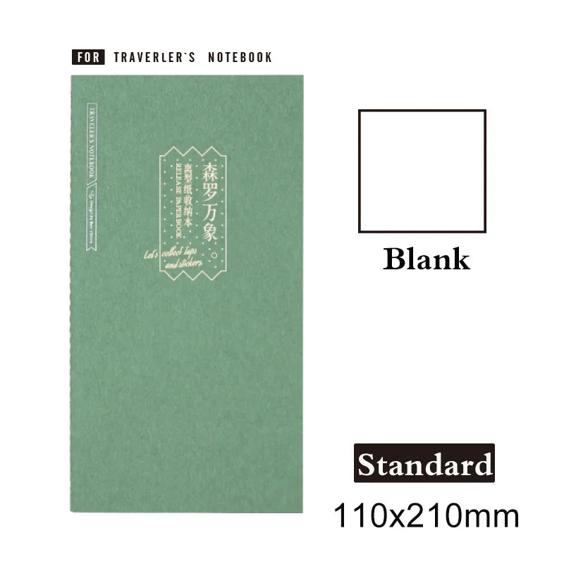 Travel Notebook Sticker Storage Book