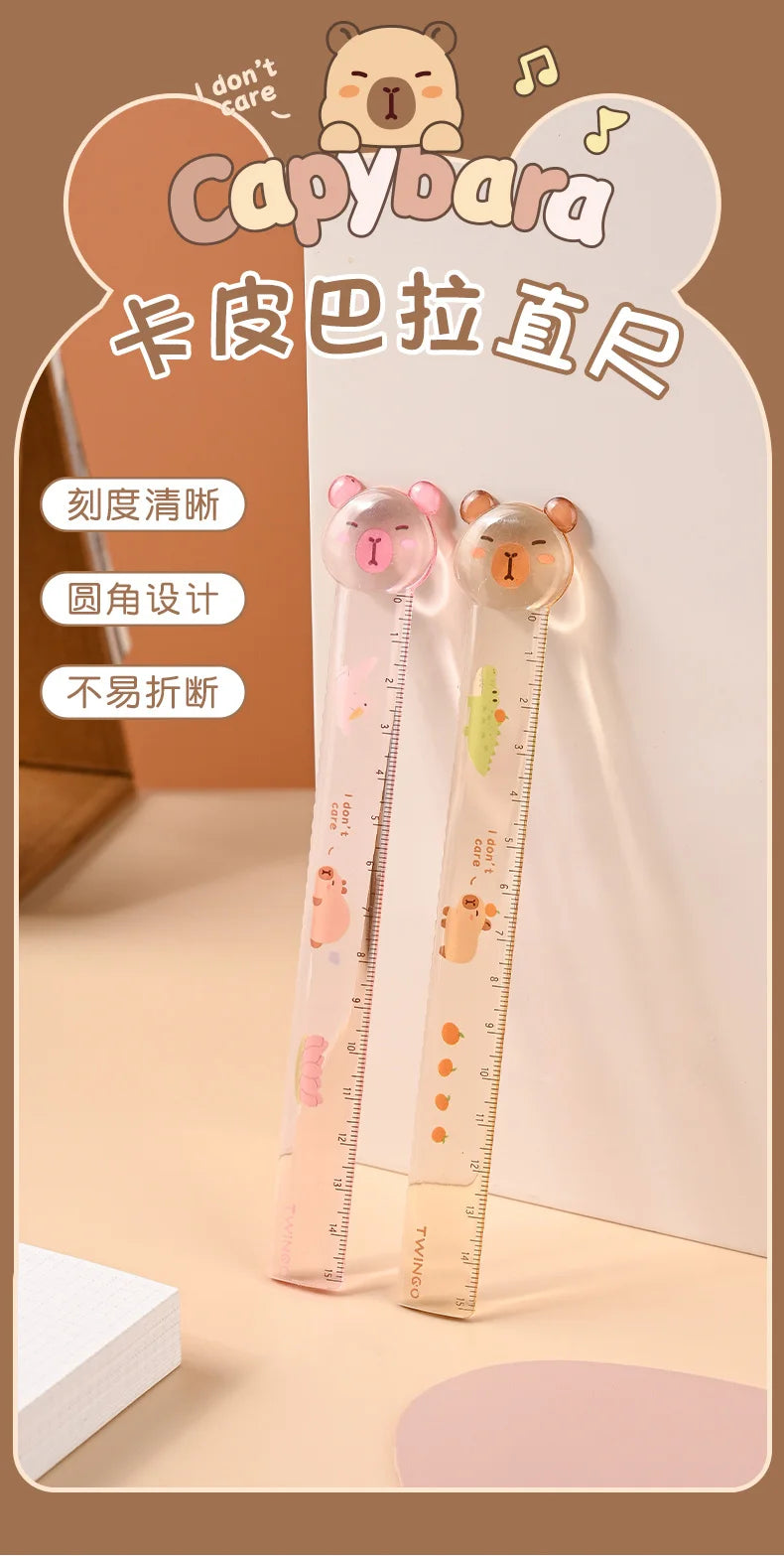 Kawaii Capybara Ruler