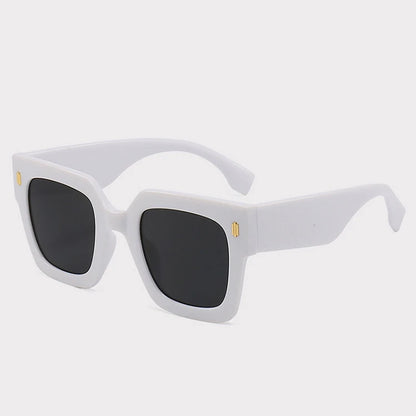 Classic Luxury Brand Designer Big Frame Square Sunglasses
