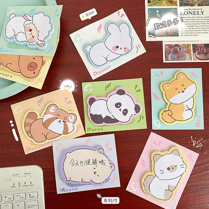 Cute Animal Sticky Notes
