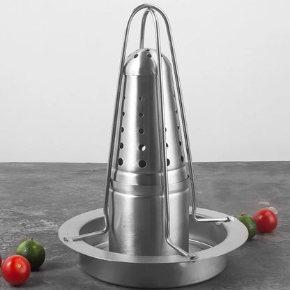 Stainless Steel Vertical Chicken Roaster Rack
