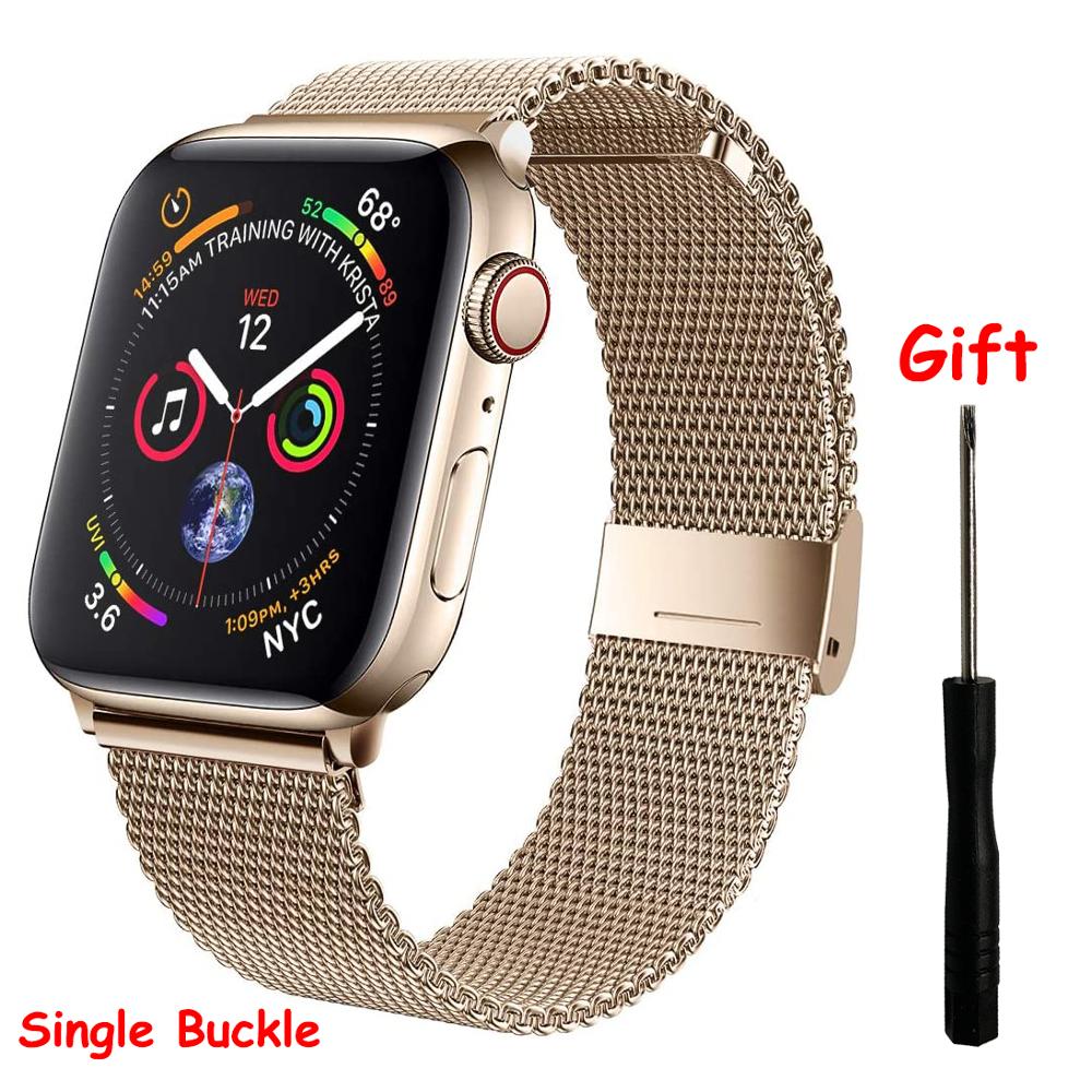 Stainless Steel Women Men Bracelet Band Strap for iWatch