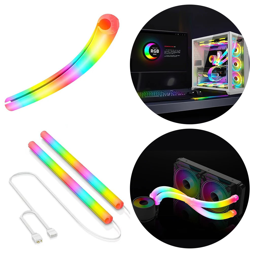 Aura Sync RGB Water Cooling Tube Lighting Sleeves