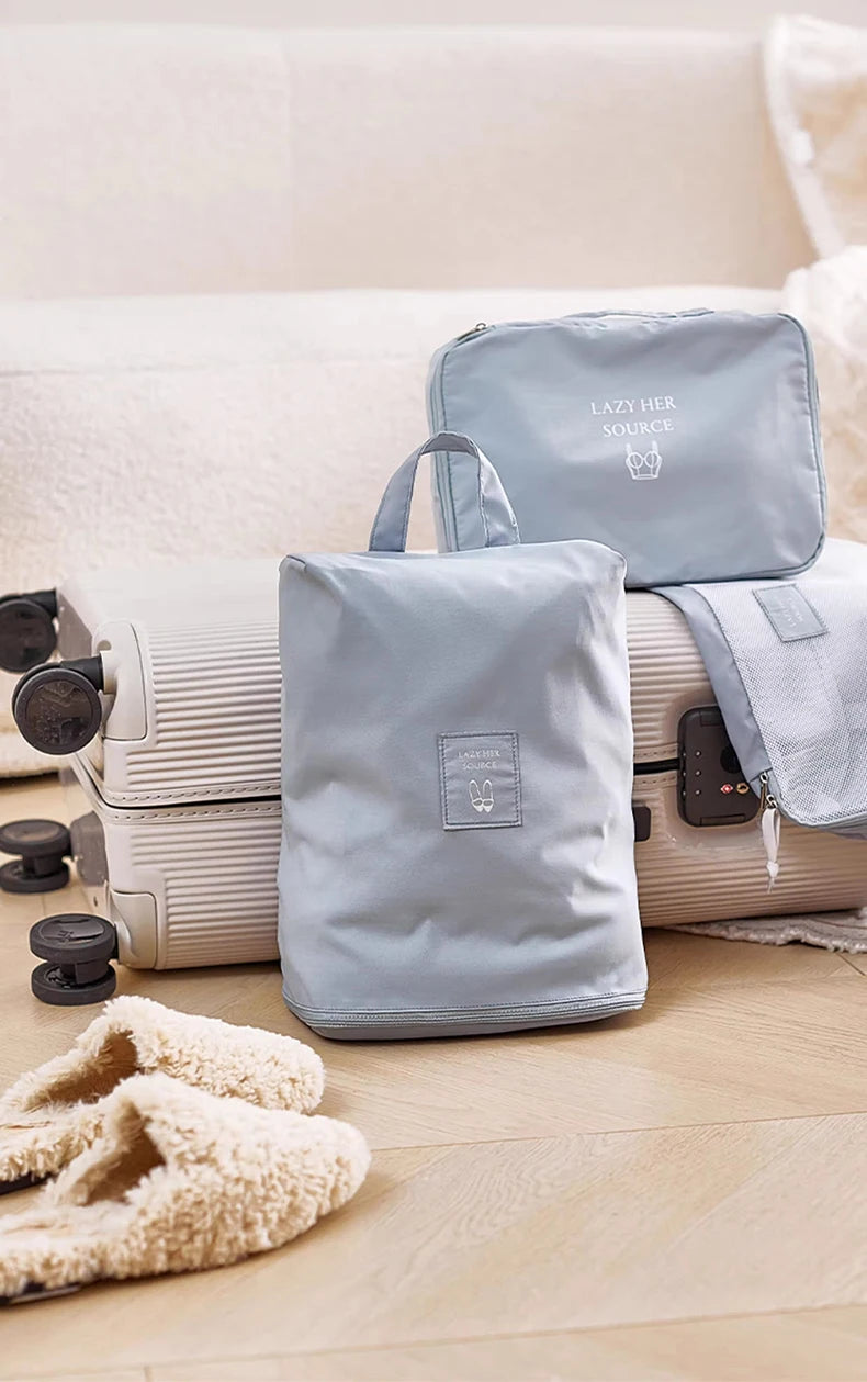 Portable Waterproof Travel Shoe Organizer Bag