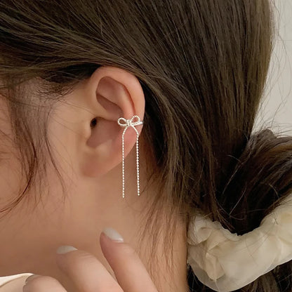 Luxury Exquisite Bow Ear Cuff Earrings