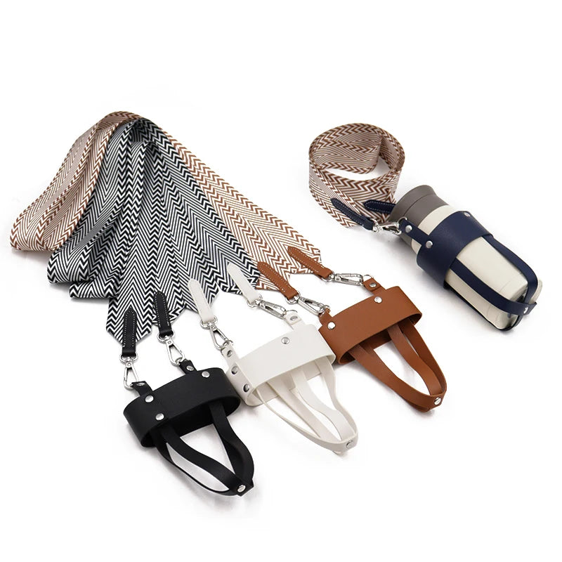 Outdoor Crossbody Mug Holder