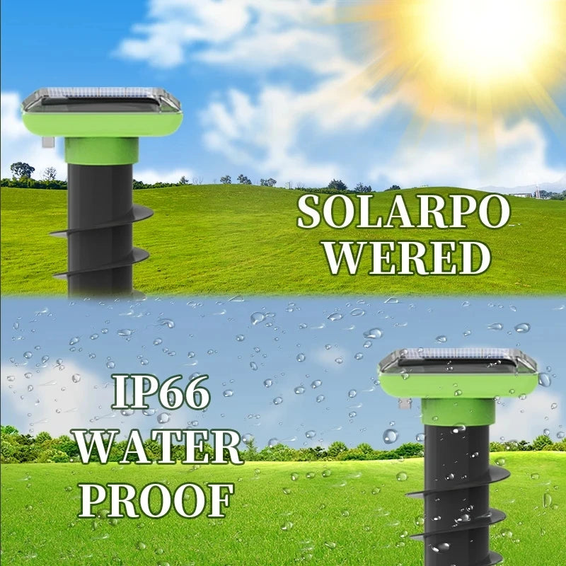 Solar Ultrasonic Animal Repeller Stake