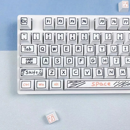 126-Key Graffiti PBT Keycap Set