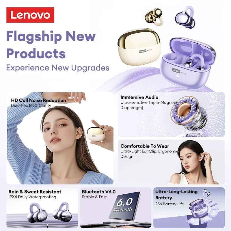 Lenovo LE302 Open-Ear Wireless Earbuds
