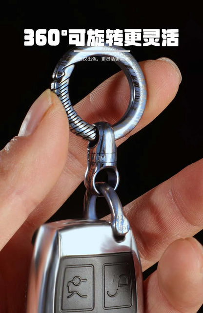 360° Rotating Titanium Keychain Clip