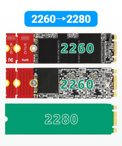 JEYI M.2 NVMe SSD Extension Bracket Adapter