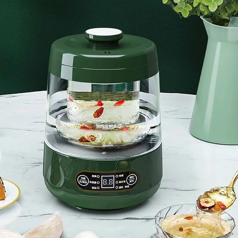 Portable Glass Stew Pot