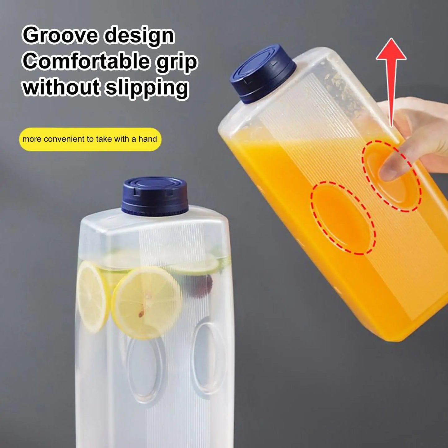 2L Leak-Proof Cold Water Beverage Bottle