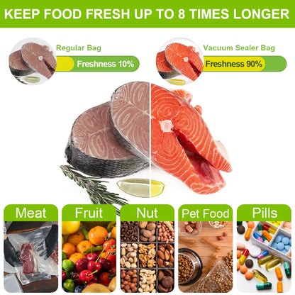 100-Pack BPA-Free Vacuum Sealer Bags