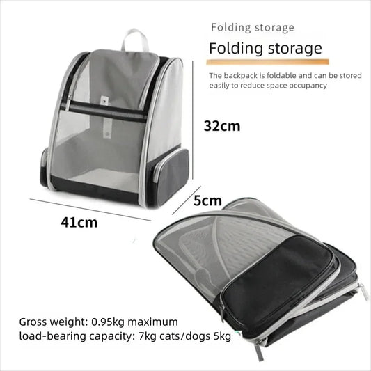 Portable Breathable Cat Travel Backpack