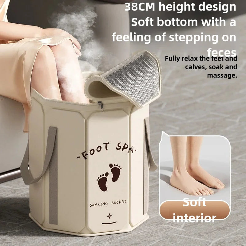 Portable Folding Foot Bath Bucket
