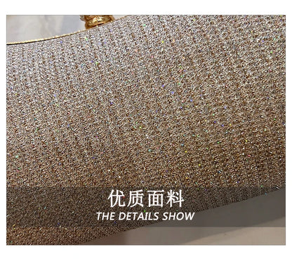 Crystal Studded Barrel Evening Bag