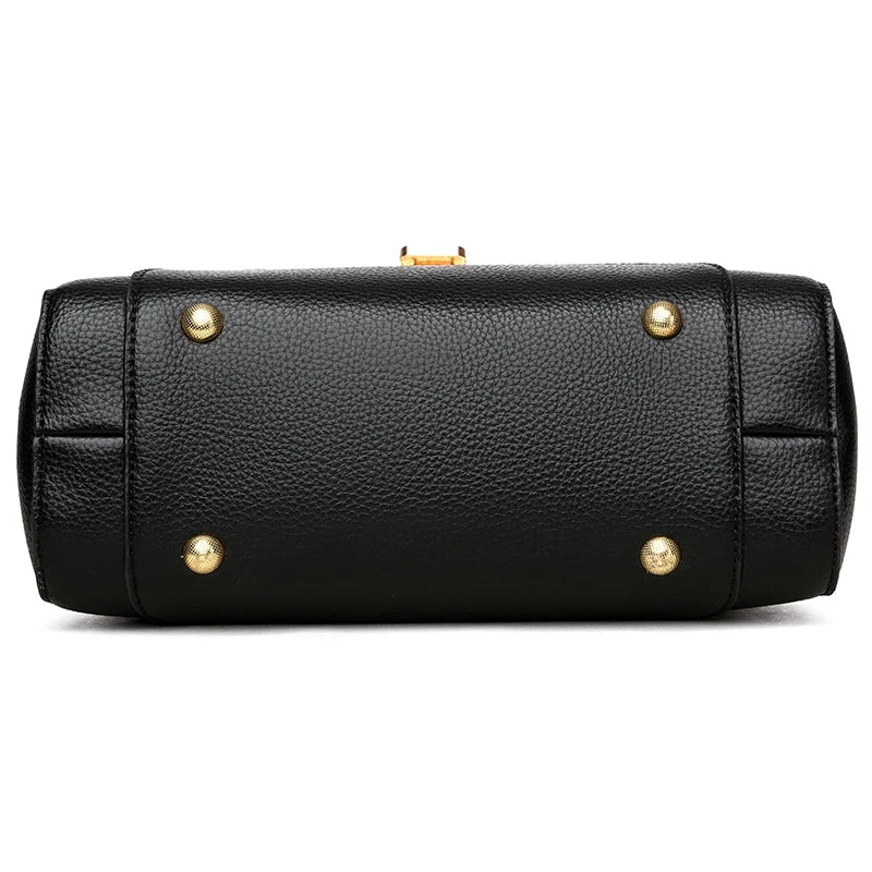 Large Capacity Leather Crossbody Handbag for Women