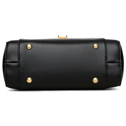 Large Capacity Leather Crossbody Handbag for Women