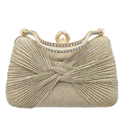 Beaded Pearl Evening Clutch