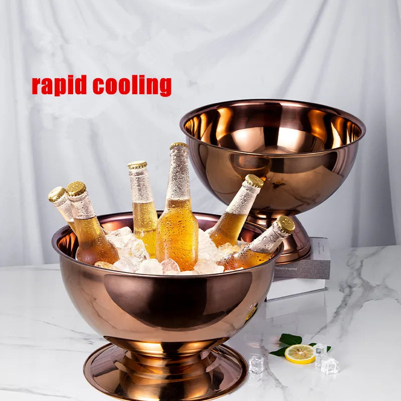 304 Stainless Steel Champagne Ice Bucket