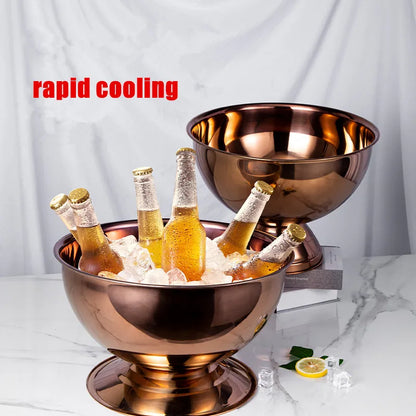 304 Stainless Steel Champagne Ice Bucket