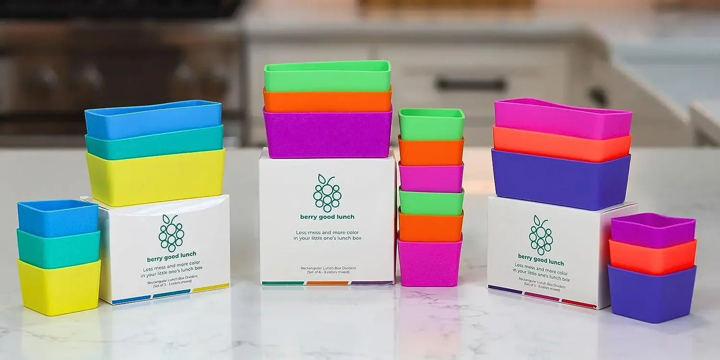 Reusable Silicone Lunch Box Food Dividers