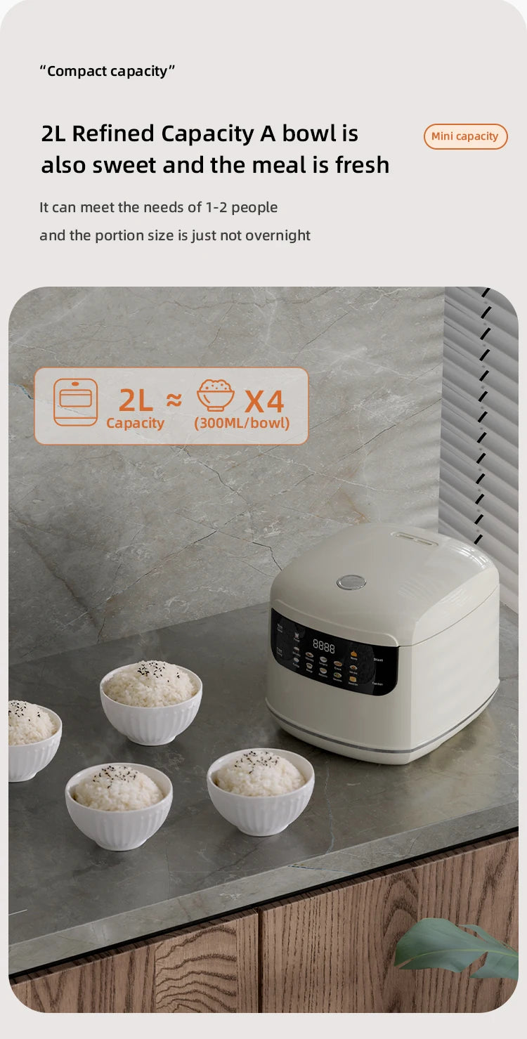 2L Smart Electric Rice Cooker