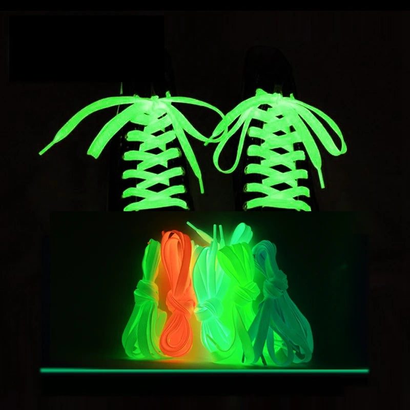 1Pair Luminous Shoelaces 80/100/120/140cm