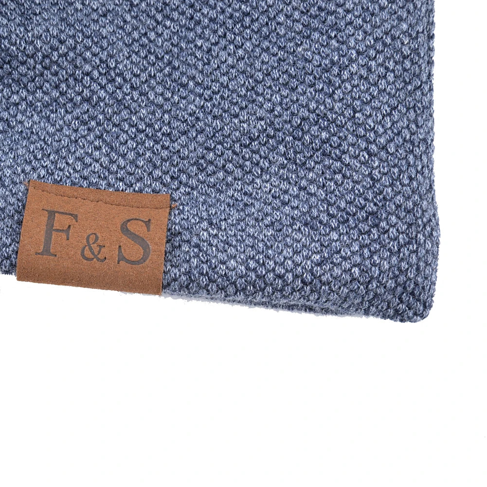 Unisex Cotton Knit Casual Beanie Hat