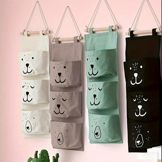 Door Storage Bag with 3 Pockets