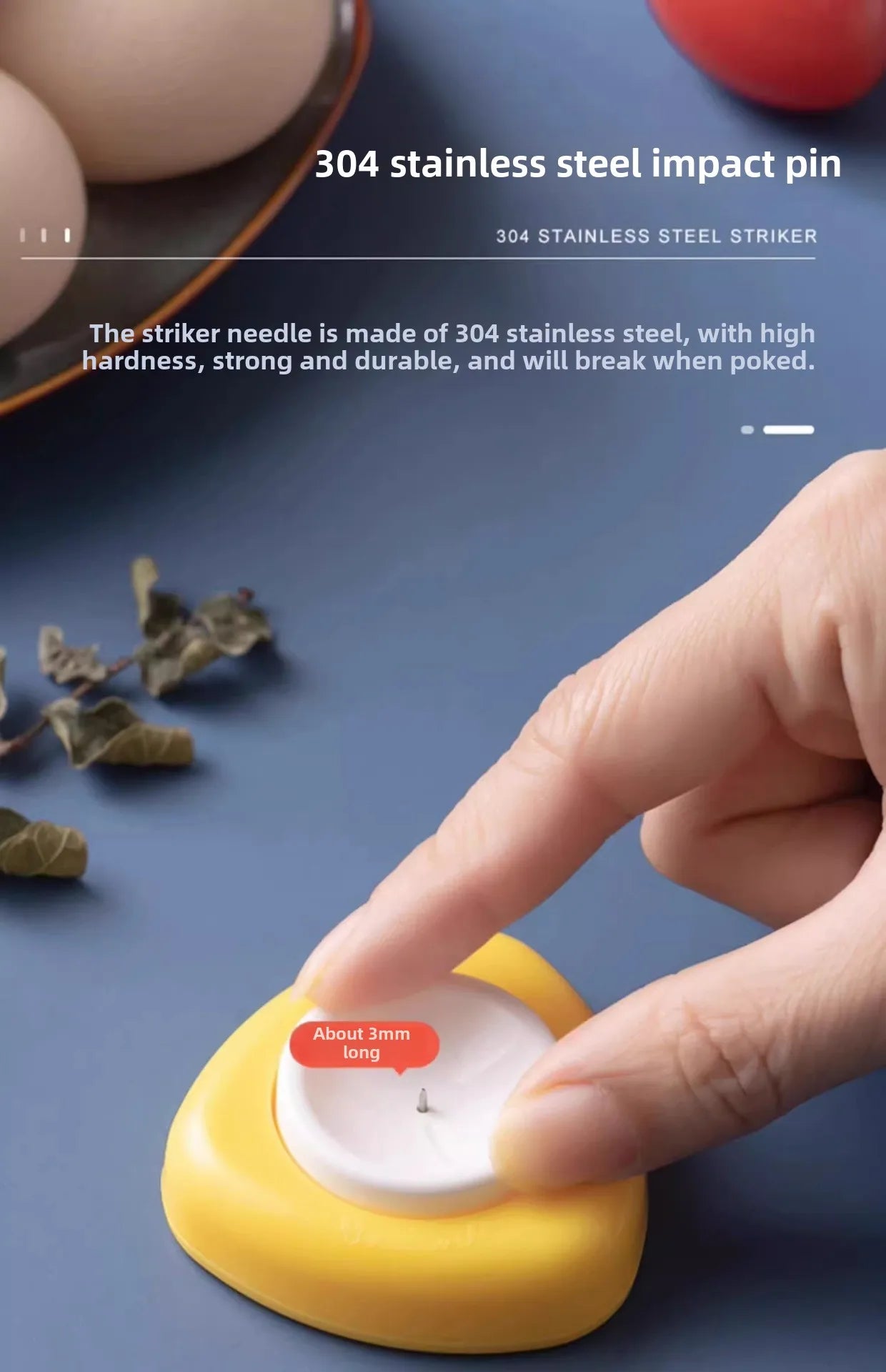 Egg Piercing Tool for Boiling Eggs