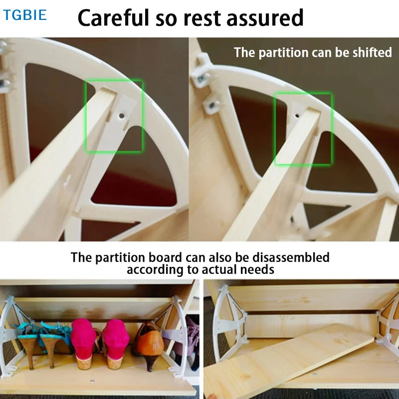 Plastic Shoe Cabinet Turn-Over Hinge Accessory