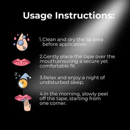 Anti-Snoring Mouth Tape for Better Sleep