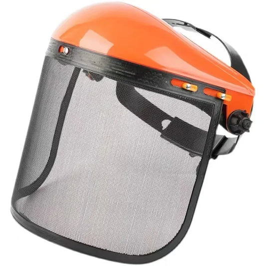Garden Safety Helmet with Mesh Face Shield